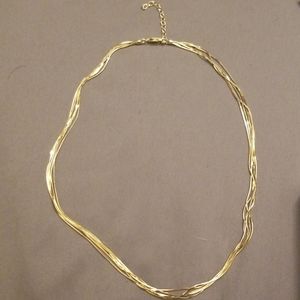 18-20 inch gold plated layered necklace